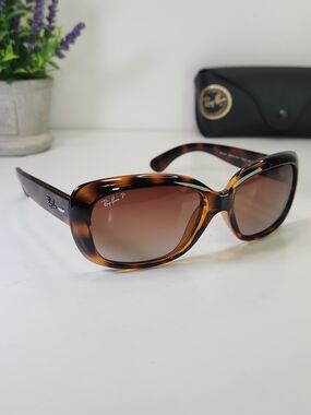 Ray-Ban Polarized Jackie OHH. RB 4101 Women's Brown Sunglasses